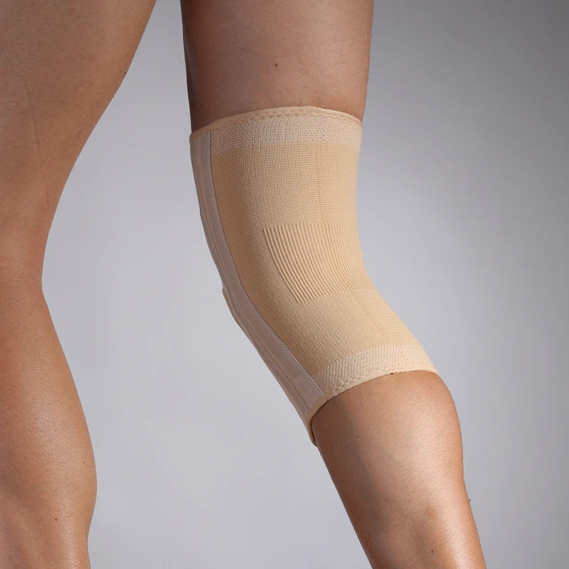 1 Pc High Elasticity Knee Support Brace Open Patella with Spring Bars