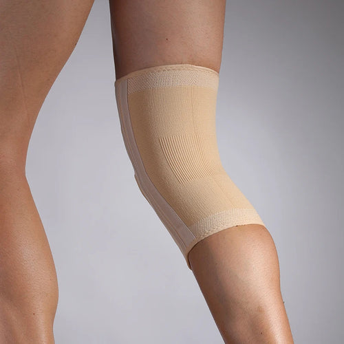 1 Pc High Elasticity Knee Support Brace Open Patella with Spring Bars