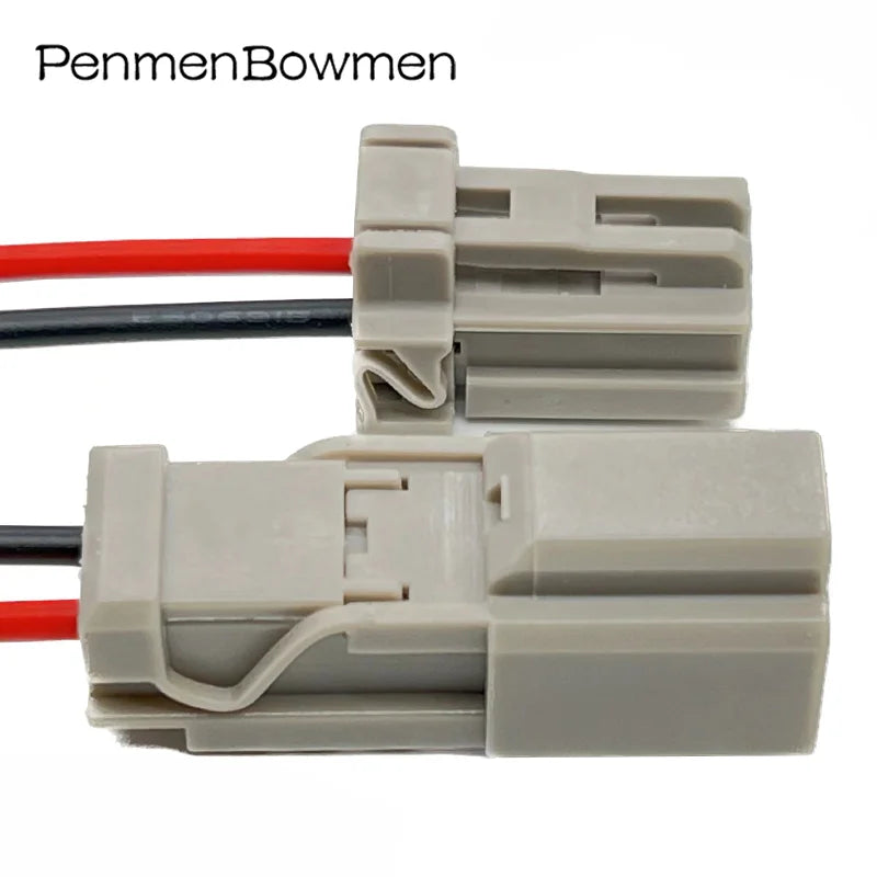 1 Set 2 Pin Auto Trunk Lock Electrical Cable Connectors Female Male Wire Harness Plug 6098-0239 6098-0240 For Honda Nissan